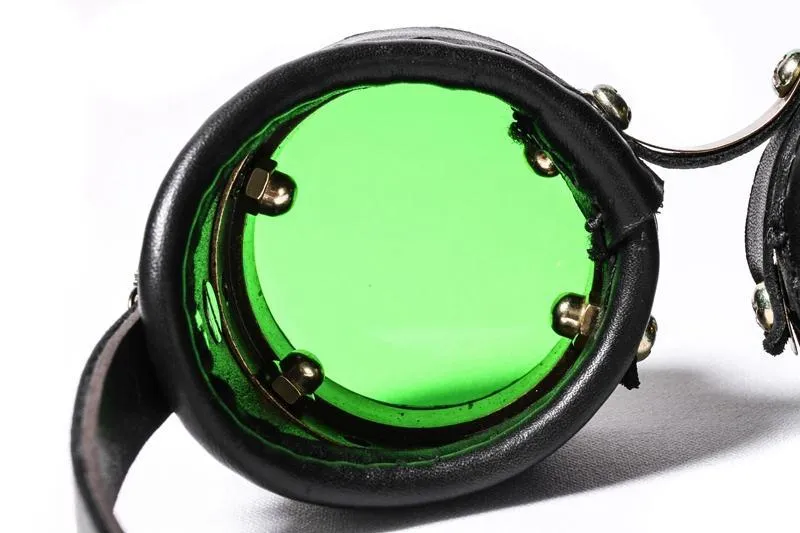 Women's Steampunk Metal Spiraling Goggle