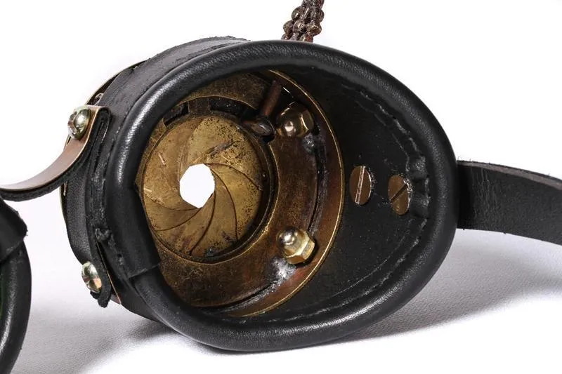 Women's Steampunk Metal Spiraling Goggle