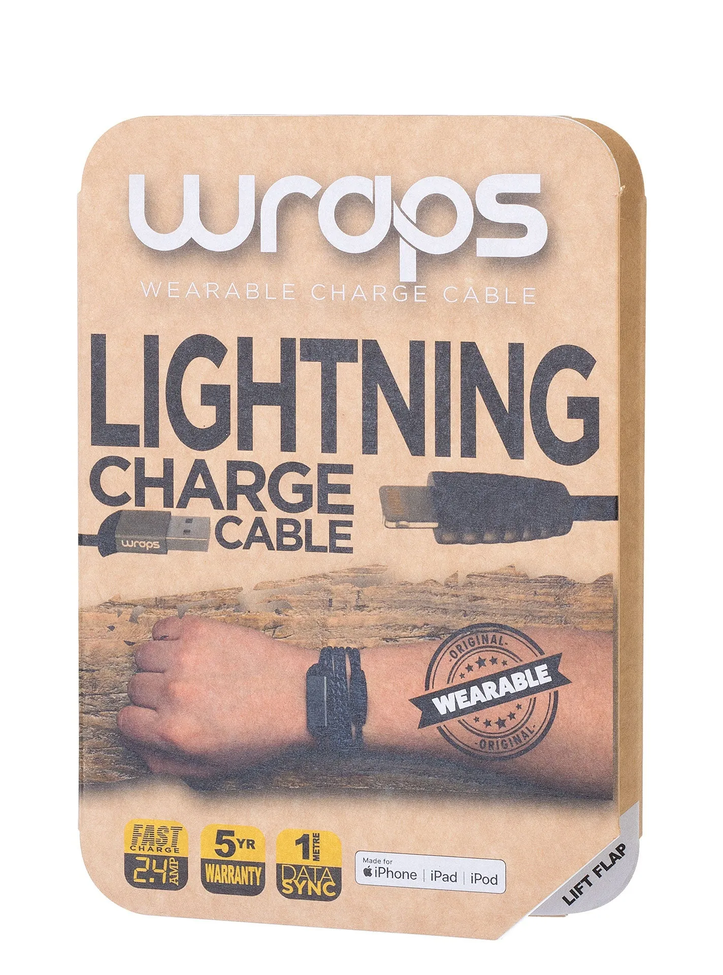 WRAPS Lightning Charge Cable