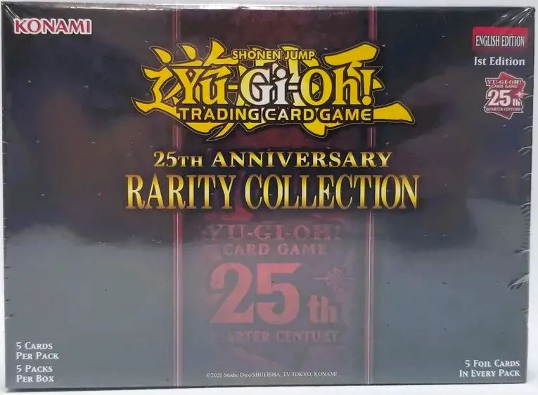 Yu-Gi-Oh! 25th Anniversary Rarity 1st Edition Collection Box - 5 Packs